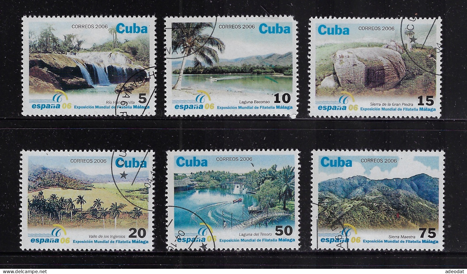 CUBA 2006 SCOTT 4619-4624 CANCELLED - Usados