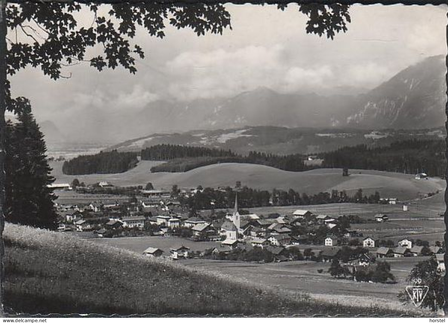 Austria - 6323 Bad Häring - Alte Ortsansicht Mit Kaisergebirge - Nice Stamp - Kirchberg