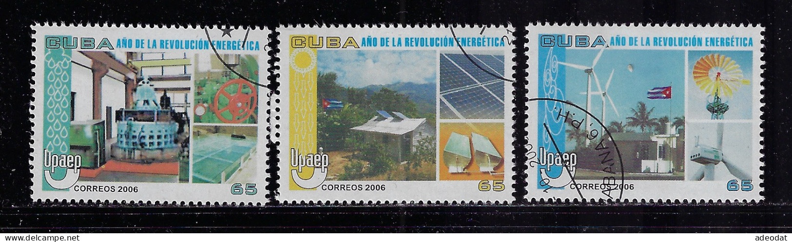 CUBA 2006 SCOTT 4626-4628 CANCELLED - Used Stamps