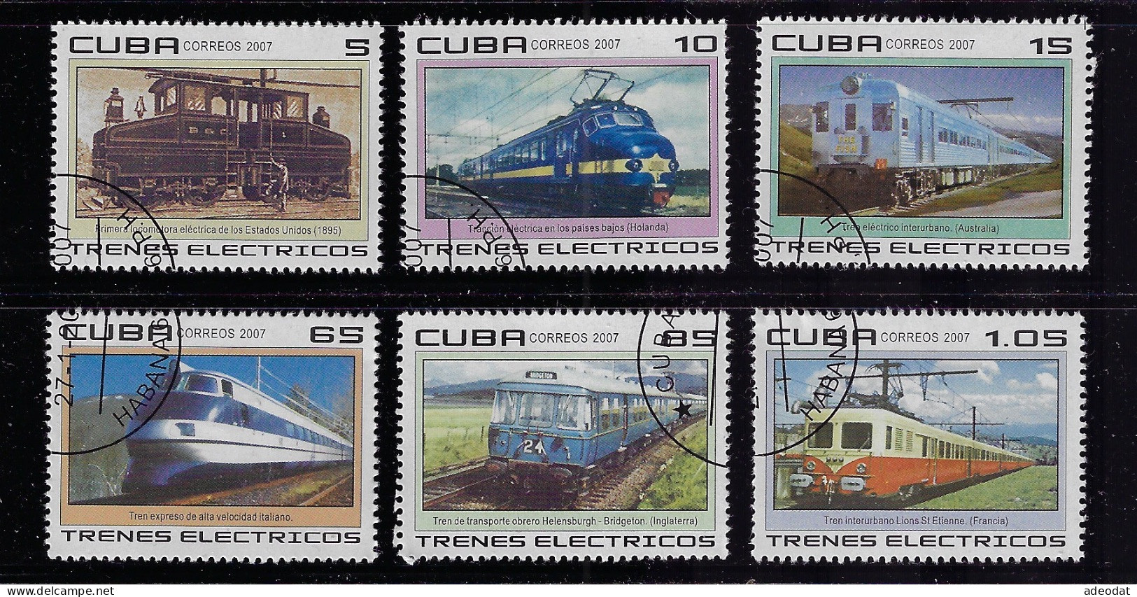 CUBA 2006 SCOTT 4665-4670  CANCELLED - Usados