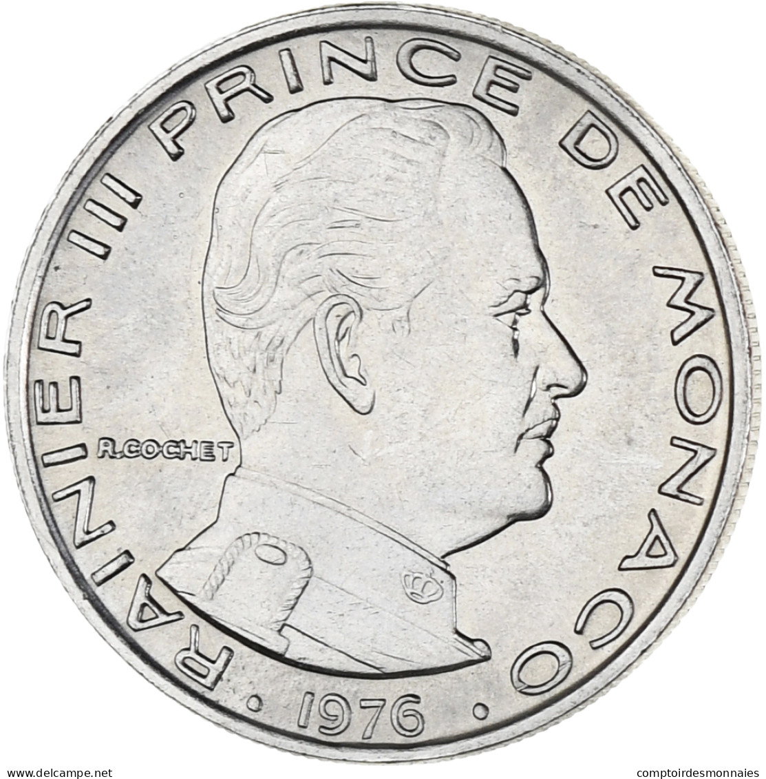 Monnaie, Monaco, Rainier III, Franc, 1976, SPL, Nickel, Gadoury:MC 150, KM:140 - 1960-2001 Nouveaux Francs