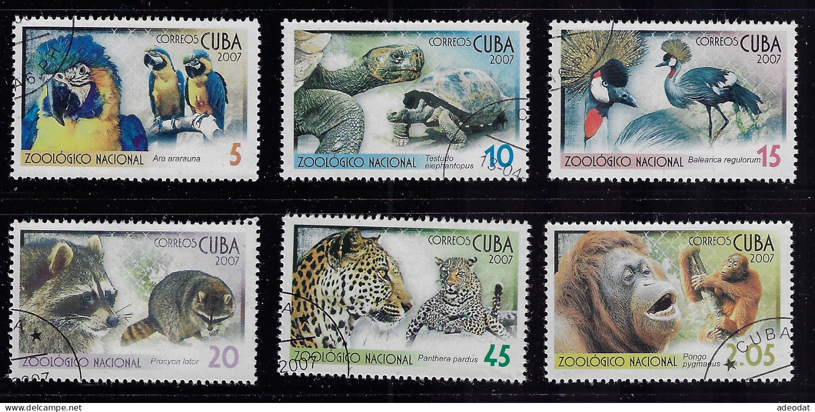 CUBA 2006 SCOTT 4682-4687  CANCELLED - Usados