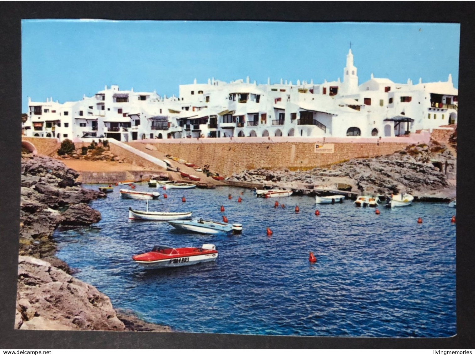 SUB 115 QQ,  Uncirculated Postcard, SPAIN, « BINIBECA (Menorca), Fishing Village - Menorca