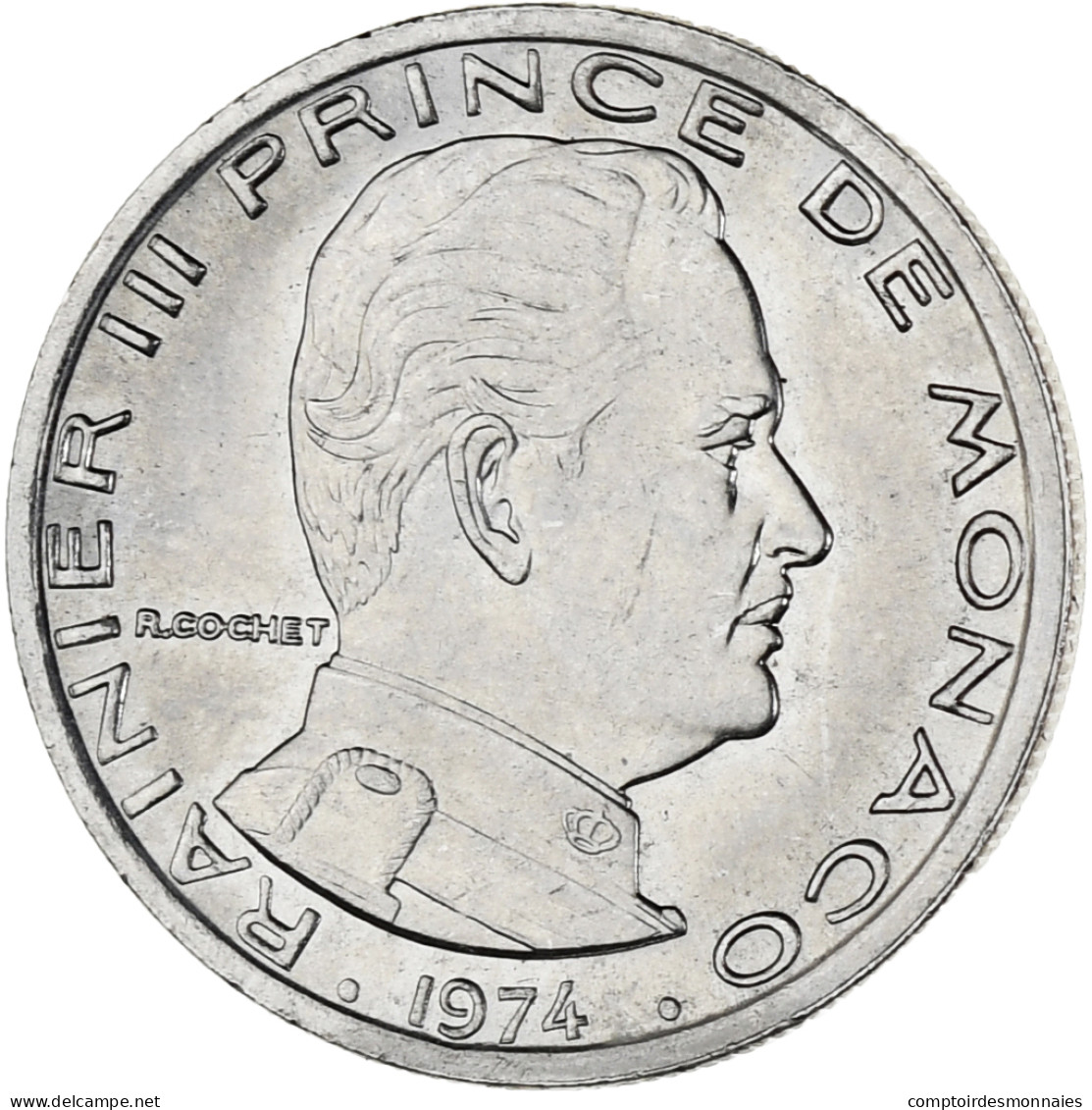 Monnaie, Monaco, Rainier III, Franc, 1974, SPL, Nickel, Gadoury:MC 150, KM:140 - 1960-2001 Nouveaux Francs