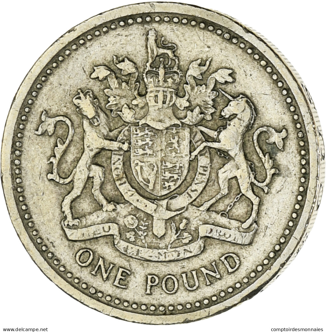 Monnaie, Grande-Bretagne, Elizabeth II, Pound, 1983, TTB, Nickel-Cuivre, KM:933 - 1 Pound