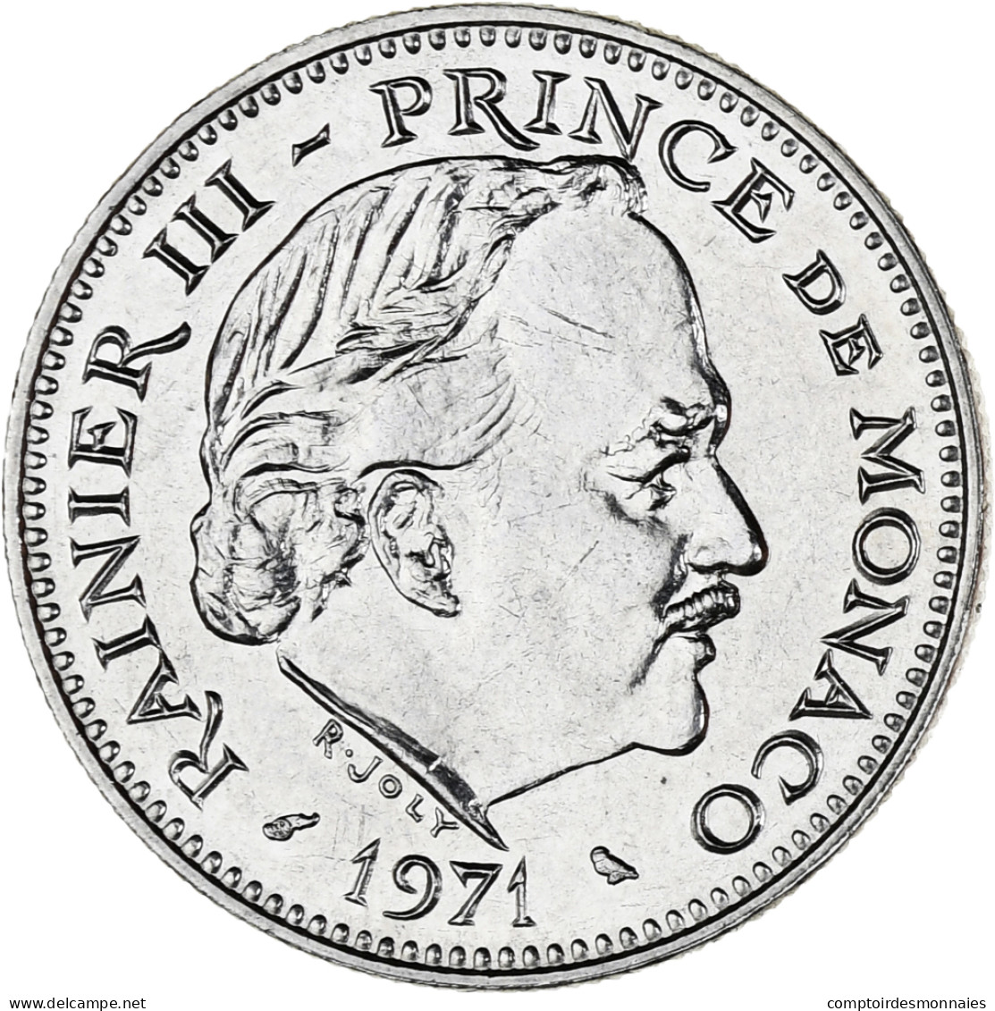 Monnaie, Monaco, Rainier III, 5 Francs, 1971, SUP, Cupro-nickel, Gadoury:MC 153 - 1960-2001 Nouveaux Francs