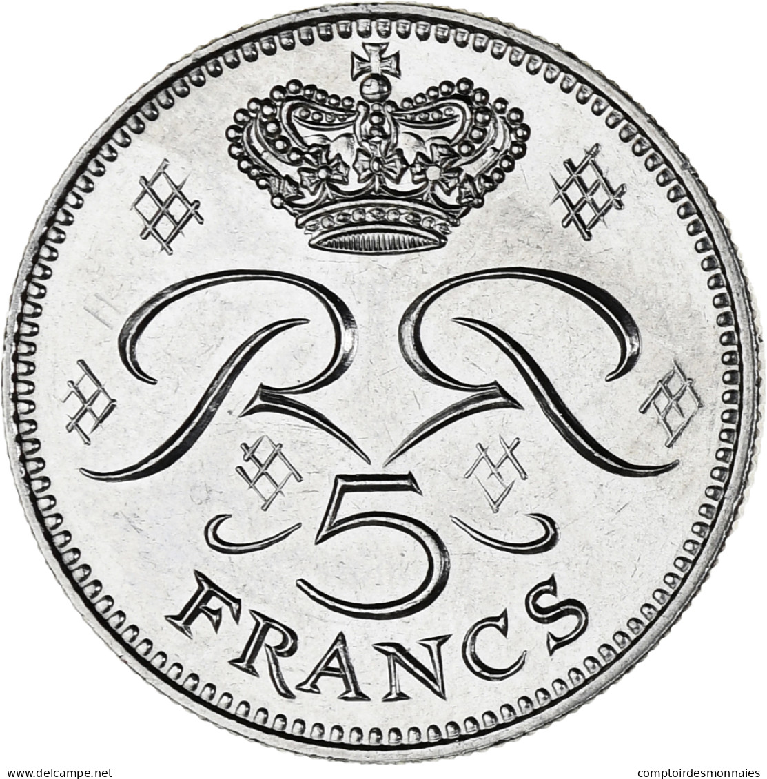 Monnaie, Monaco, Rainier III, 5 Francs, 1971, SUP, Cupro-nickel, Gadoury:MC 153 - 1960-2001 Nouveaux Francs