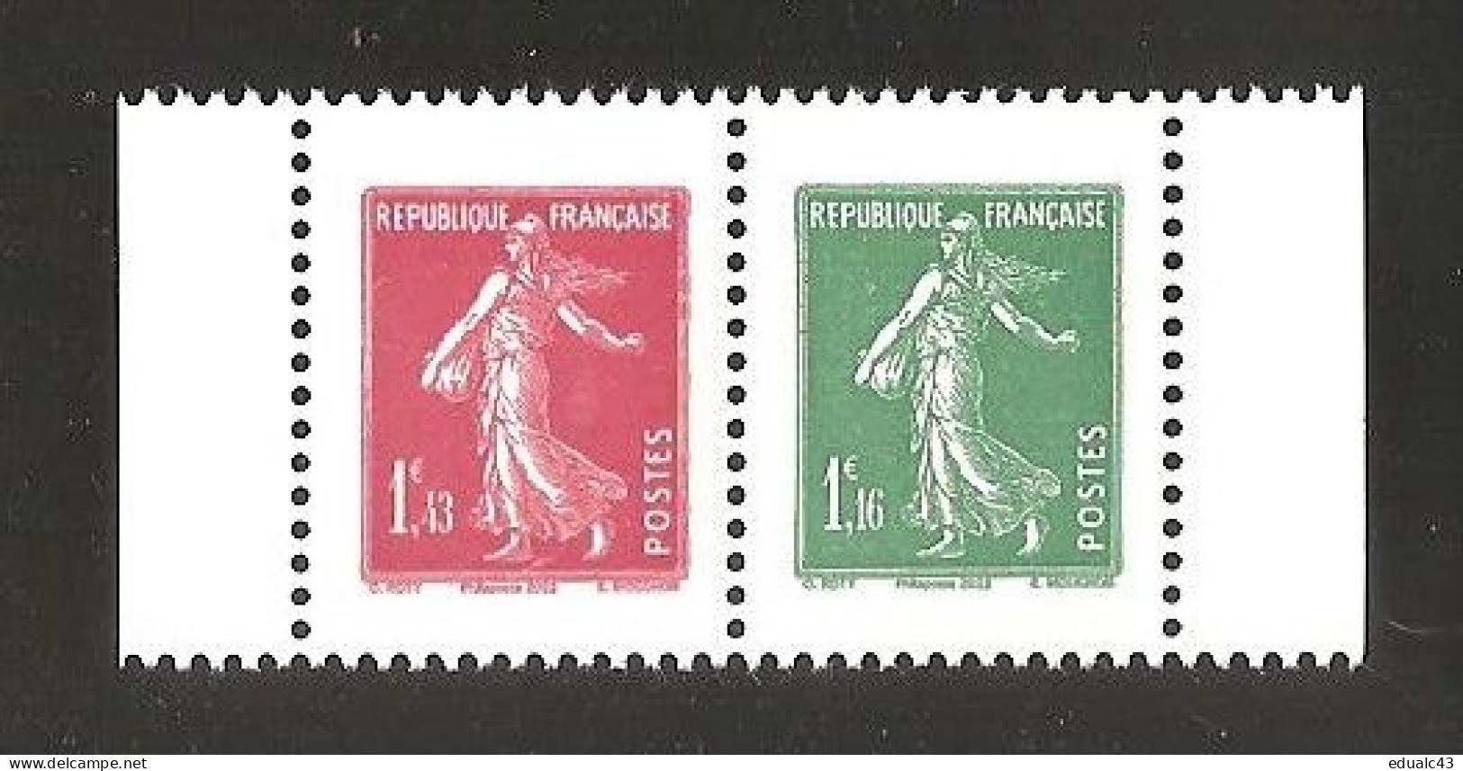 2022 LES 2 TIMBRES Du Carnet Gommé N° 1530 Les 100 ANS Du Coin Daté Et De La SEMEUSE - NEUF - LUXE ** - Commémoratifs