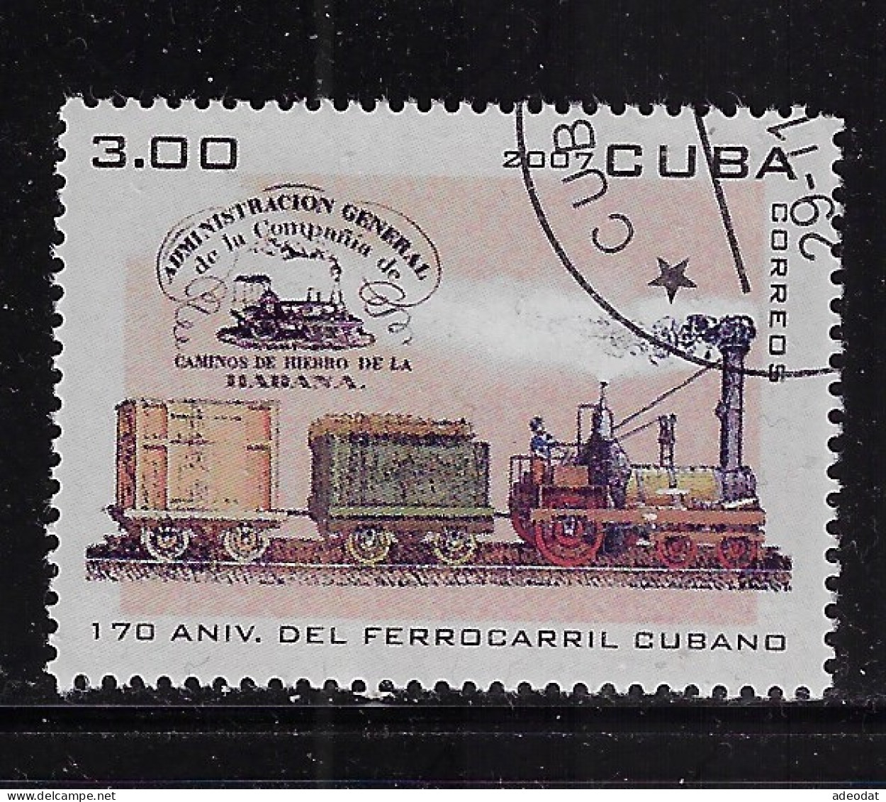 CUBA 2007 SCOTT 4771  CANCELLED - Used Stamps