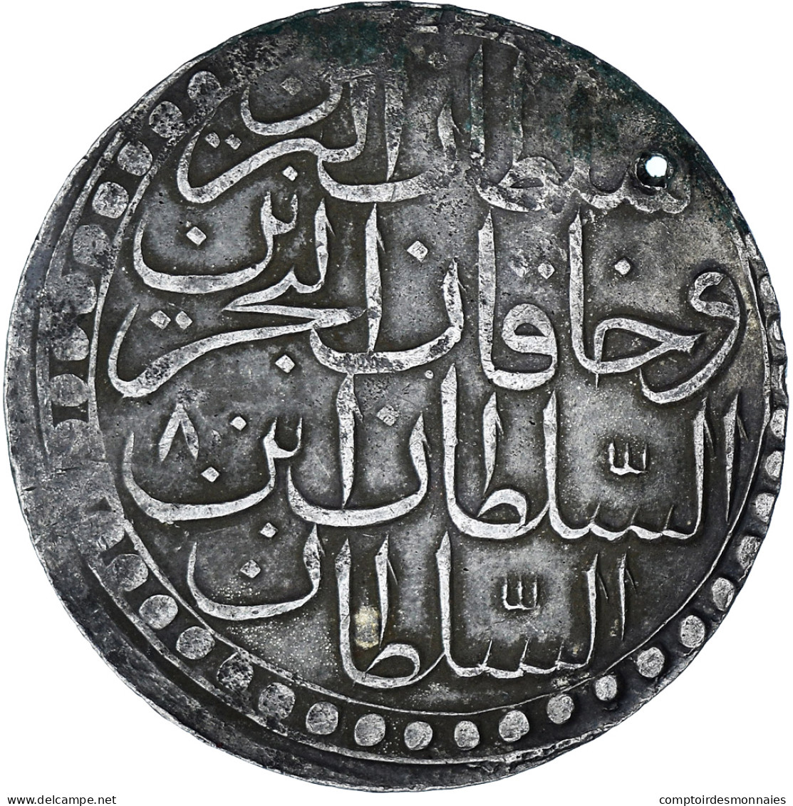 Turquie, Mustafa III, 2 Zolota, 1764 (1171//8), Islambul, Trouée, TTB, Billon - Turquie