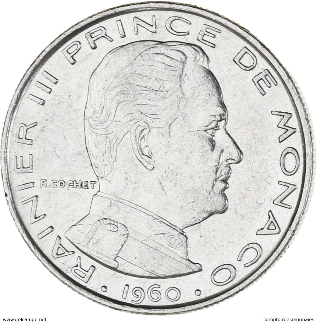 Monnaie, Monaco, Rainier III, Franc, 1960, SUP, Nickel, KM:140 - 1960-2001 Nouveaux Francs