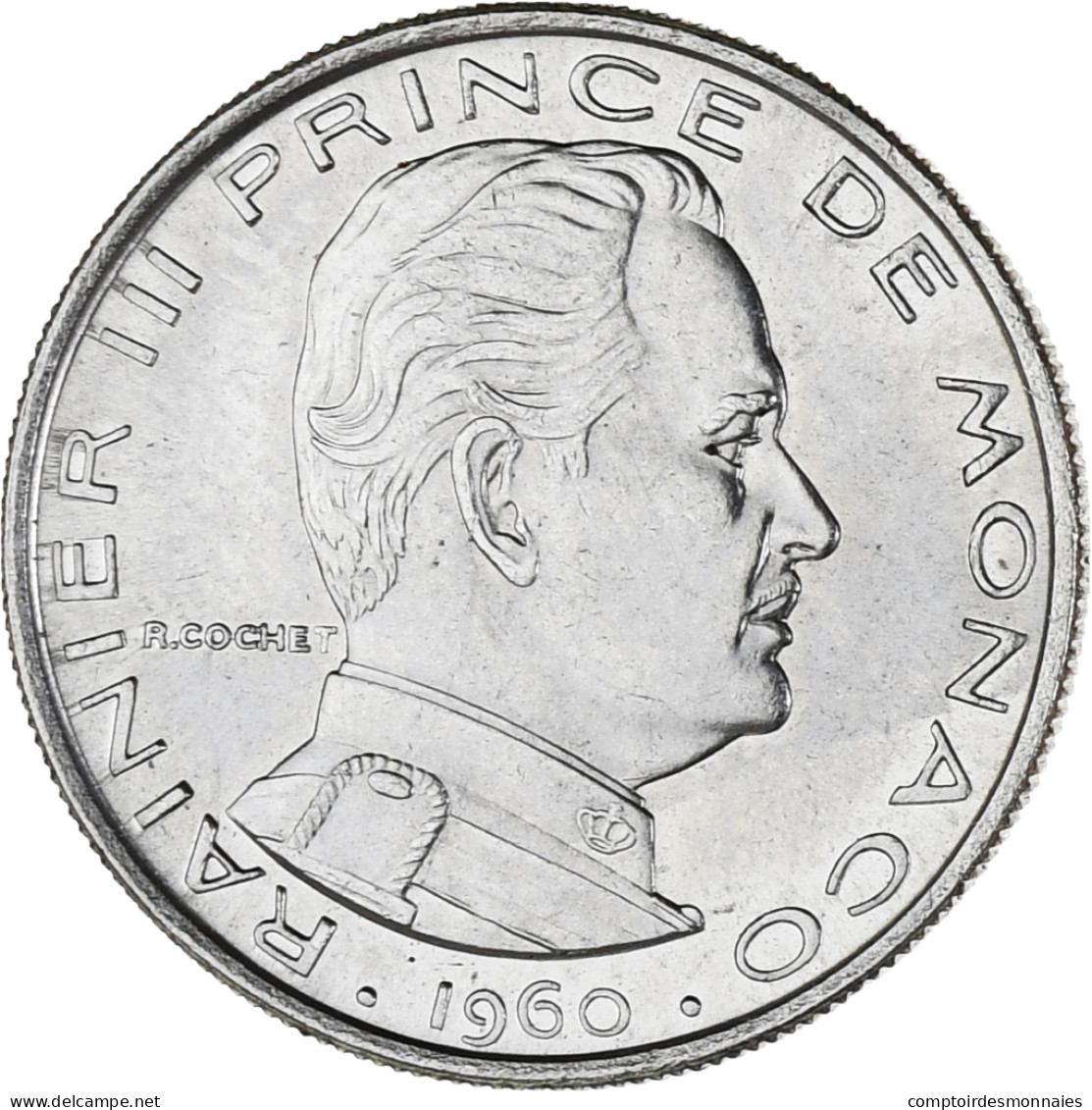 Monnaie, Monaco, Rainier III, Franc, 1960, SPL, Nickel, KM:140 - 1960-2001 Nouveaux Francs