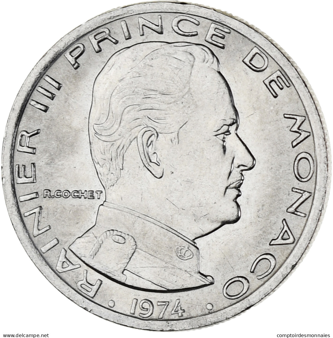 Monnaie, Monaco, Rainier III, Franc, 1974, SPL, Nickel, Gadoury:MC 150, KM:140 - 1960-2001 Nouveaux Francs