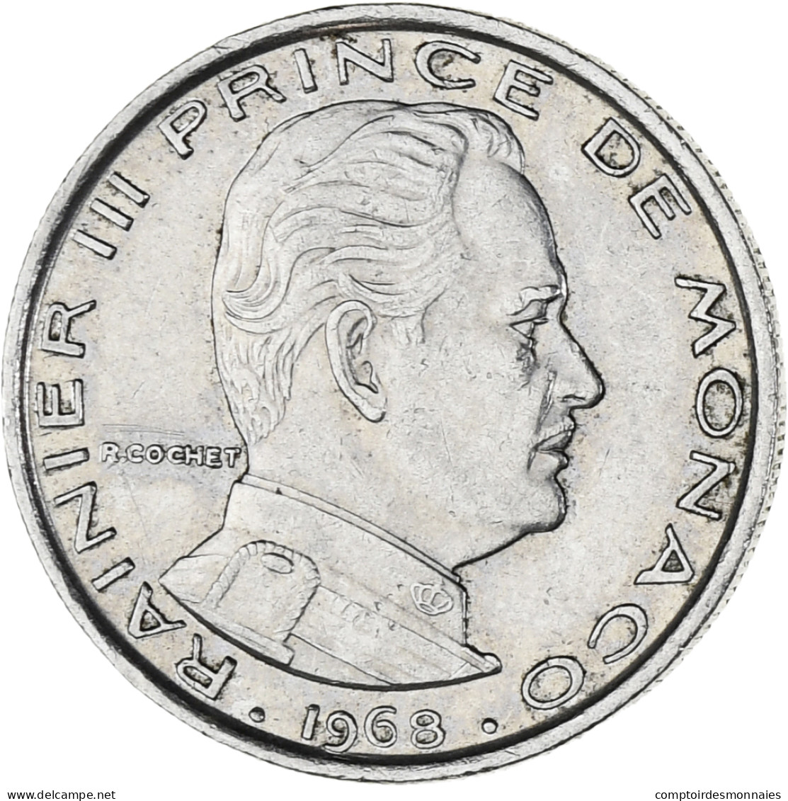 Monaco, Rainier III, Franc, 1968, SUP, Nickel, Gadoury:MC 150, KM:140 - 1960-2001 Nouveaux Francs