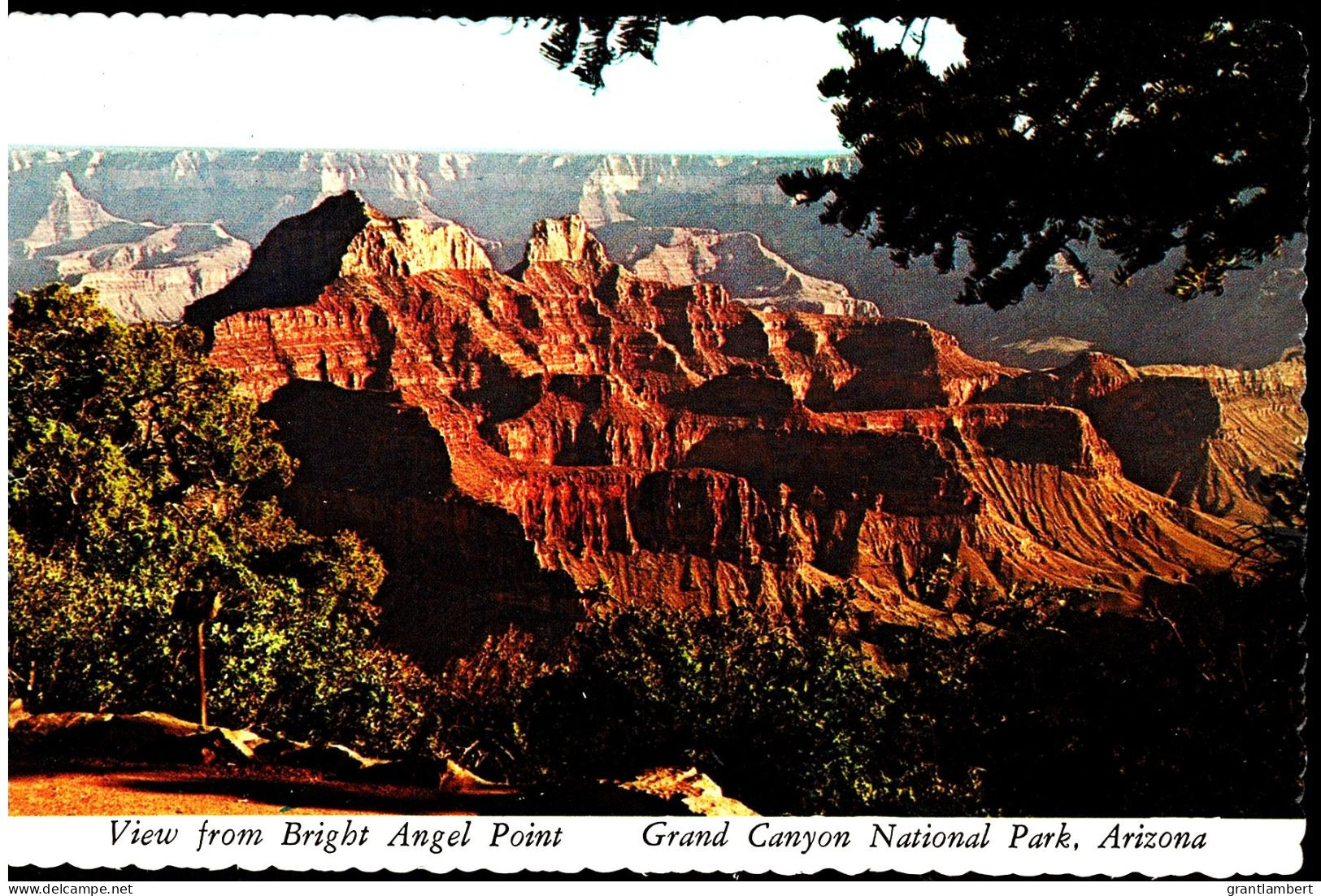 View From Bright Angel Point, Grand Canyon National Park, Arizona - Unused - Grand Canyon