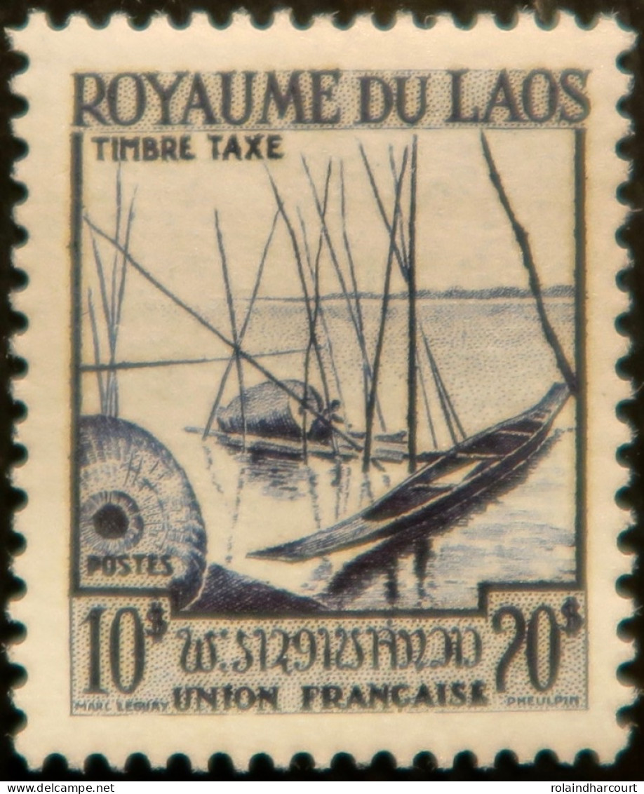 R2253/576 - 1953 - LAOS - TIMBRE TAXE - N°7 NEUF** - Laos