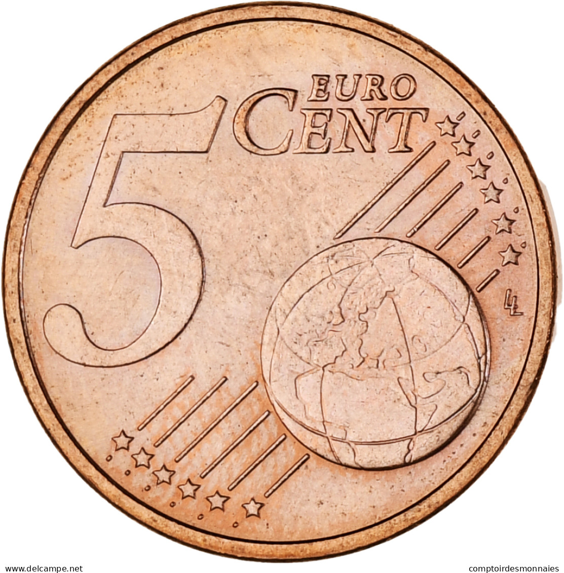 Monnaie, Slovaquie, 5 Centimes, 2009, SUP, Cuivre Plaqué Acier - Slowakije