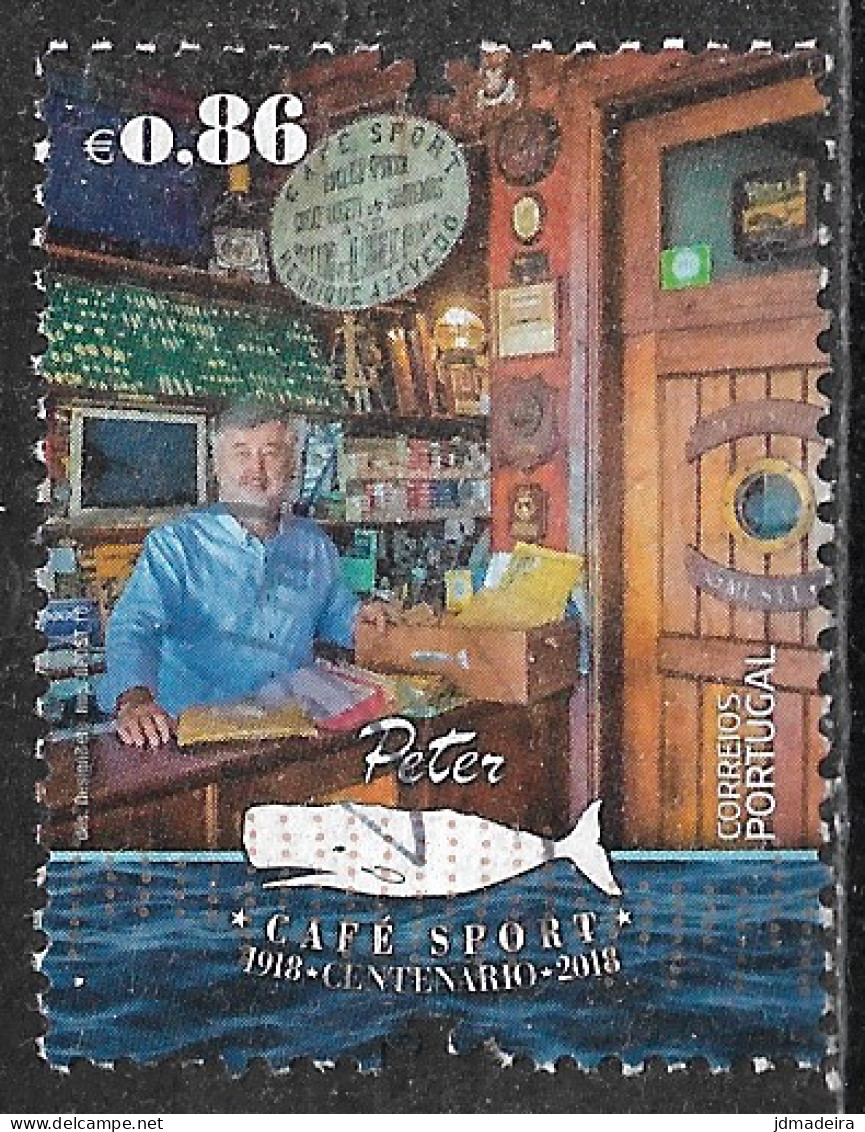 Portugal – 2018 Peter Café 0,86 Used Stamp - Gebraucht