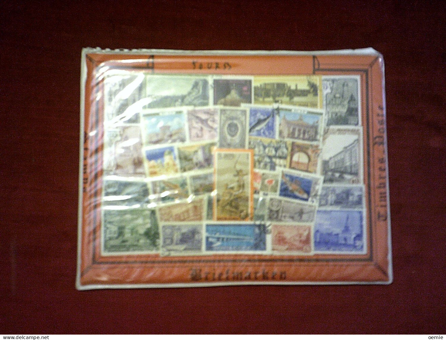 1  PLAQUE  DE  50   TIMBRES   DE  LA RUSSIE URSS - Collections