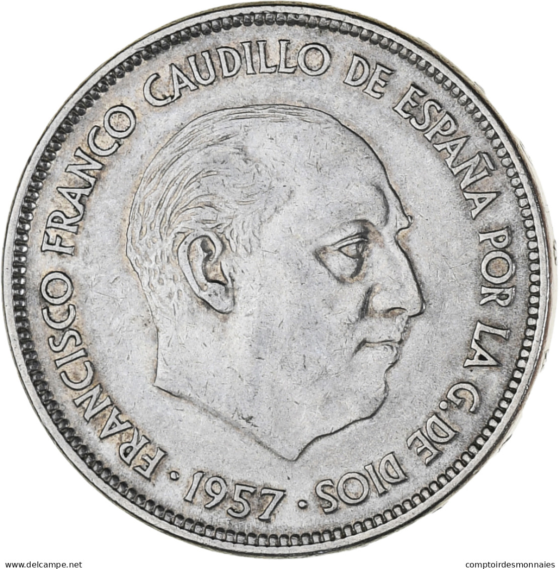 Espagne, Caudillo And Regent, 25 Pesetas, 1975, SUP, Cupro-nickel, KM:788 - 25 Pesetas