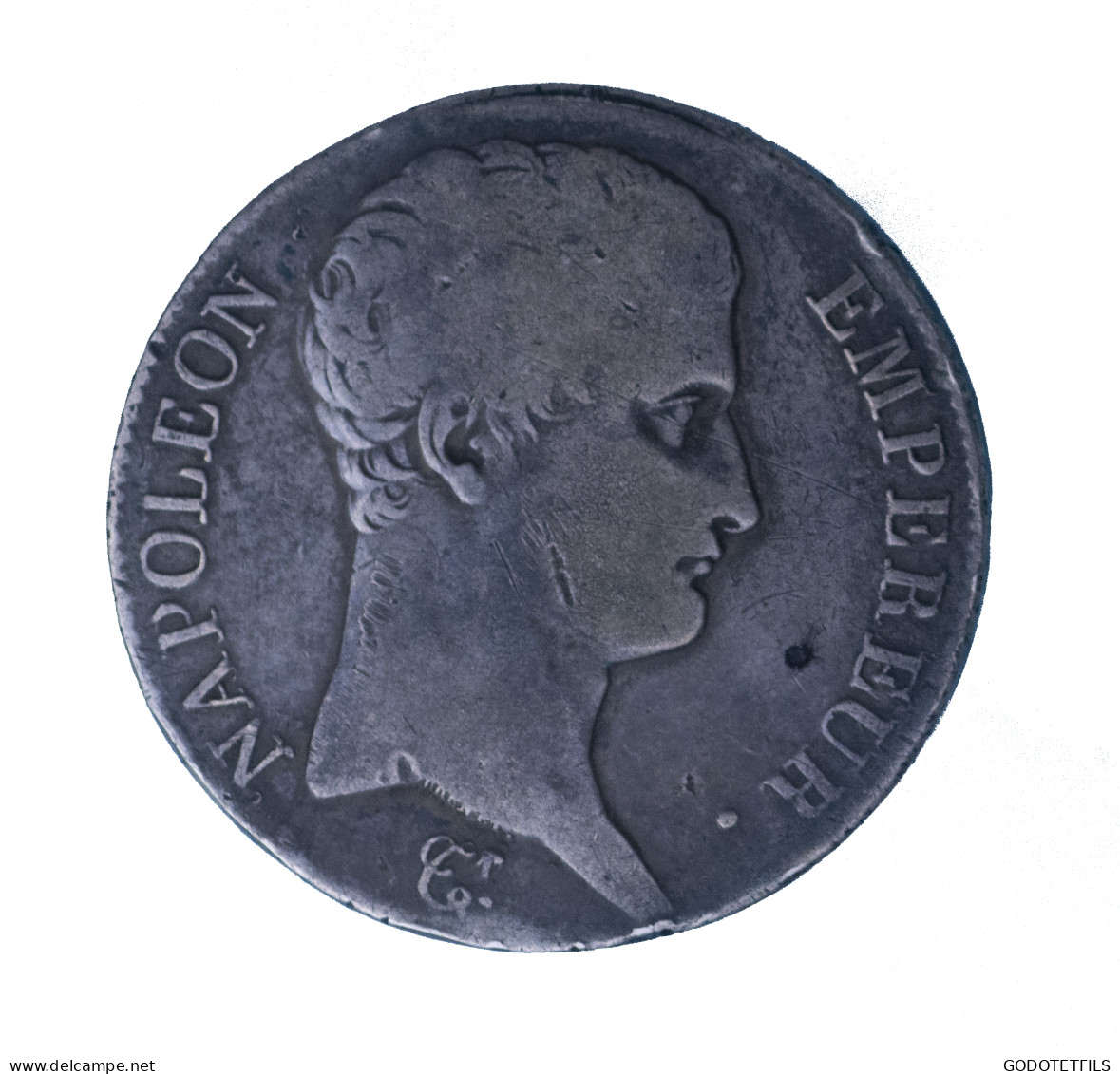 Napoléon Empereur, Empire Français 5 Francs 1807 Rouen - 5 Francs