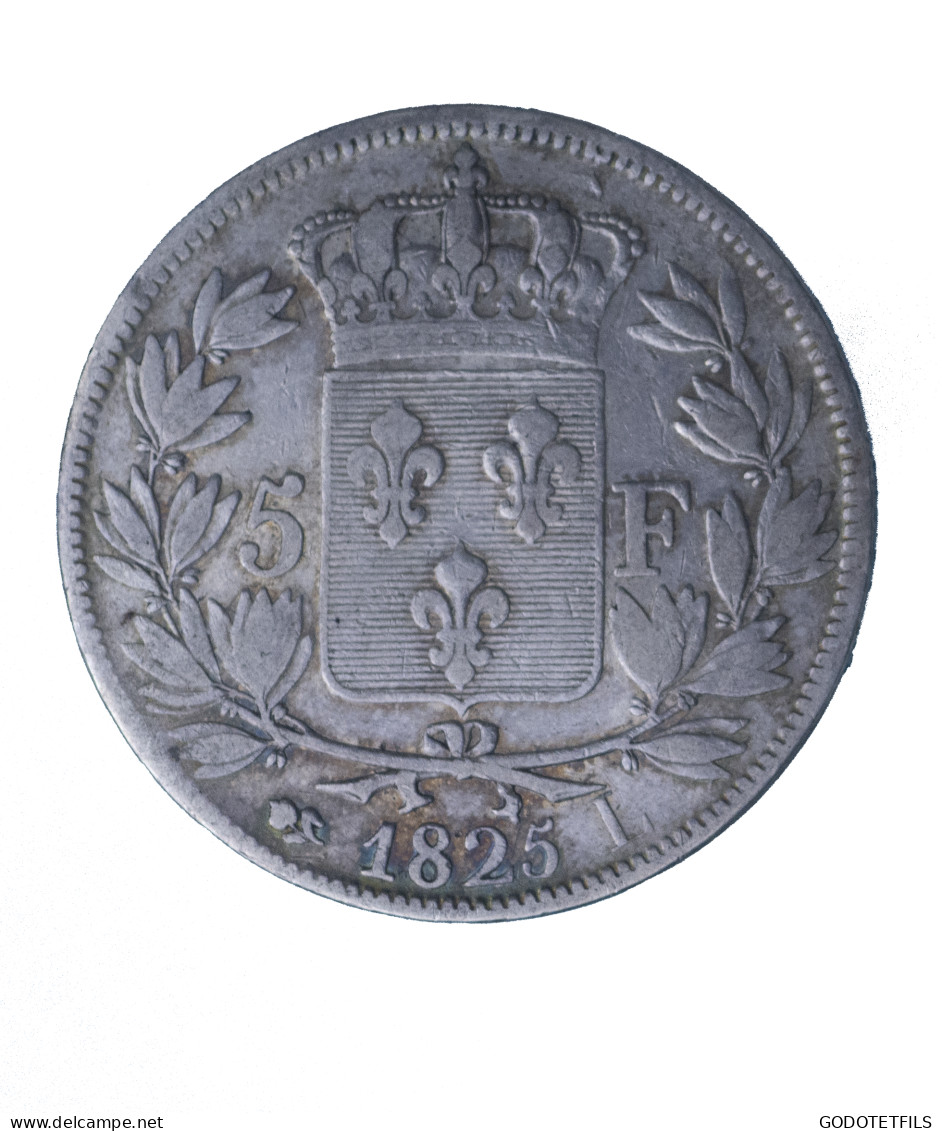 5 Francs Charles X 1825 Bayonne - 5 Francs