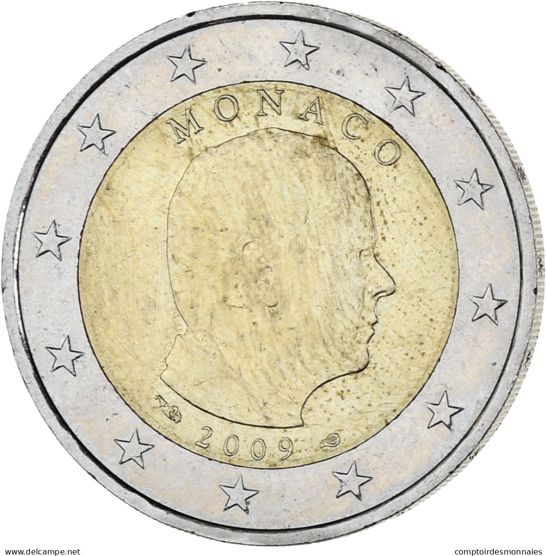 Monaco, Albert II, 2 Euro, 2009, Paris, SUP, Bimétallique, Gadoury:MC 195 - Monaco