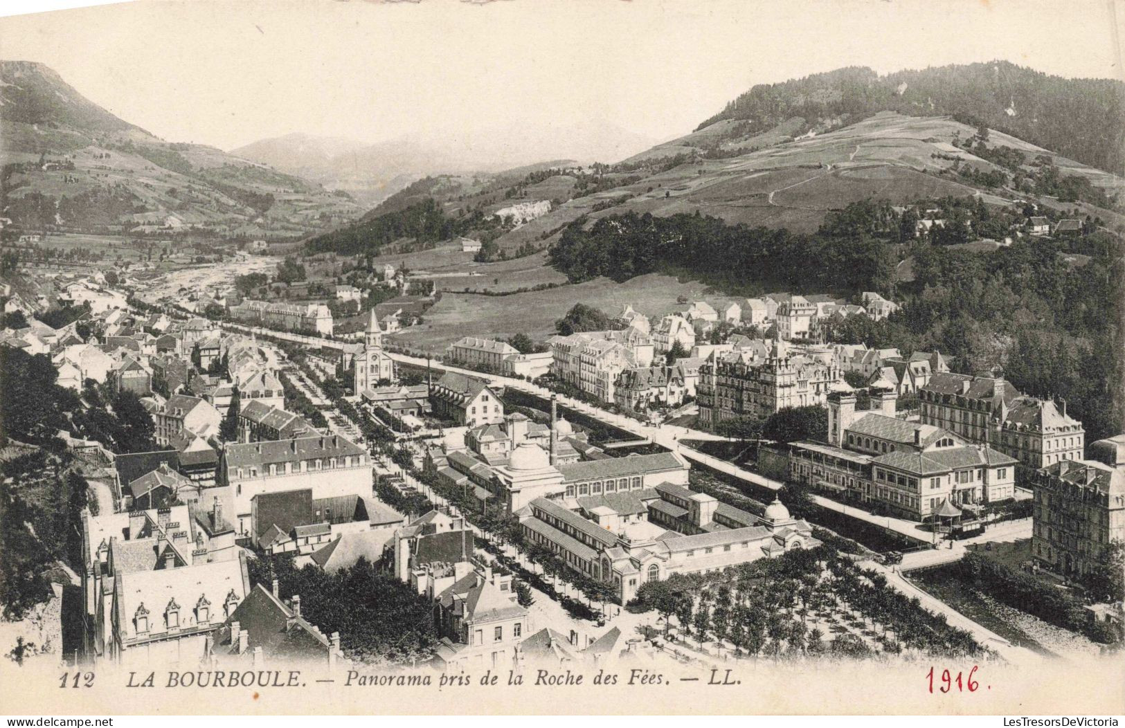 FRANCE - La Bourboule - Panorama Pris De La Roche Des Fées - LL - Carte Postale Ancienne - La Bourboule