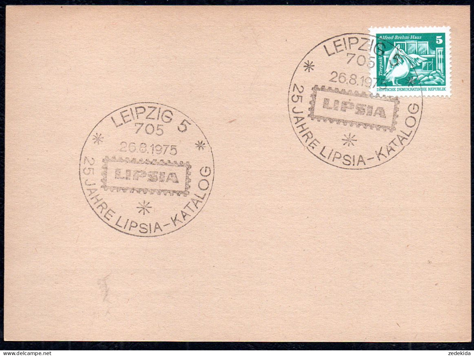 G4589 - Leipzig - Sonderstempel - Lipsia Katalog - 1. Tag - FDC (Ersttagblätter)