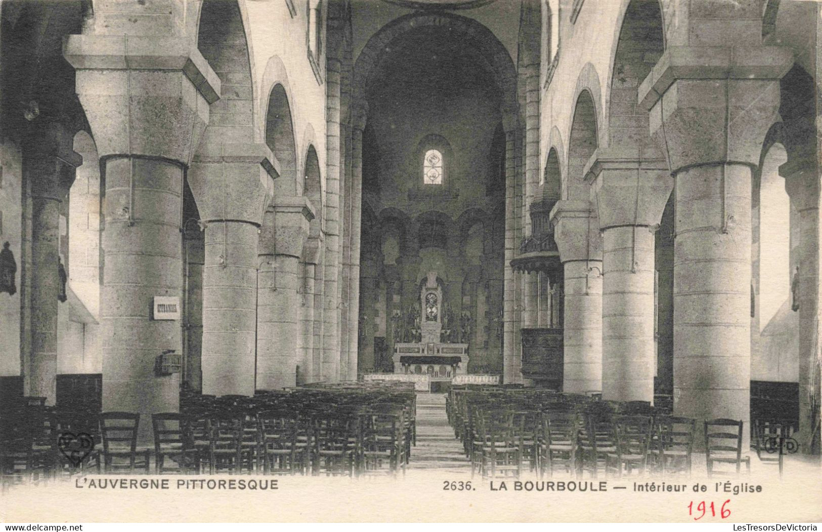 FRANCE - La Bourboule - L'Intérieur De L'Eglise - LL - Carte Postale Ancienne - La Bourboule