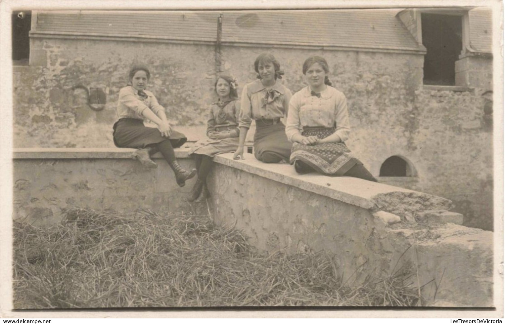 PHOTOGRAPHIE - Quatre Sœurs -  Carte Postale Ancienne - Photographie