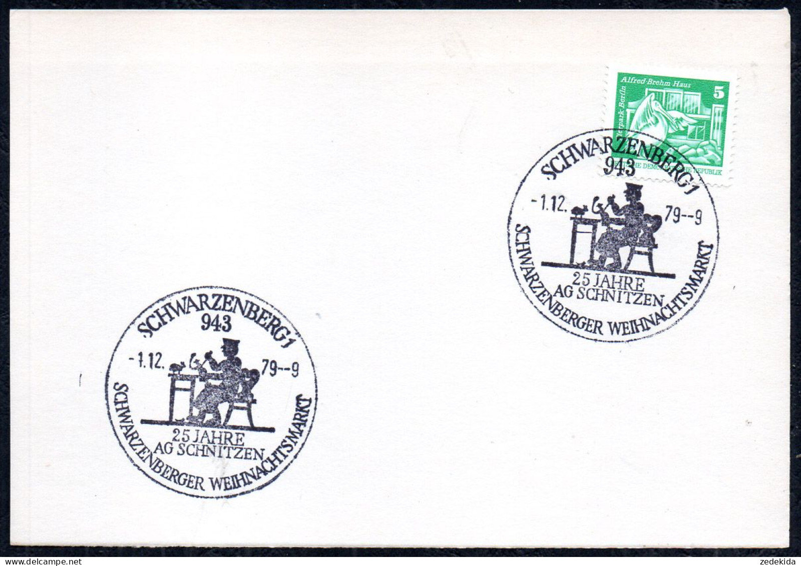 G0615 - Schwarzenberg - Sonderstempel - Weihnachtsmarkt - 1er Día – FDC (hojas)