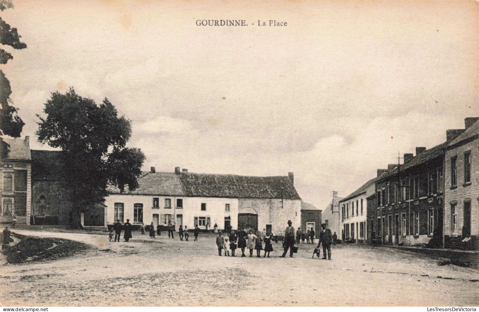 BELGIQUE - Namur - Gourdinne - La Place - Animé - Carte Postale Ancienne - Walcourt