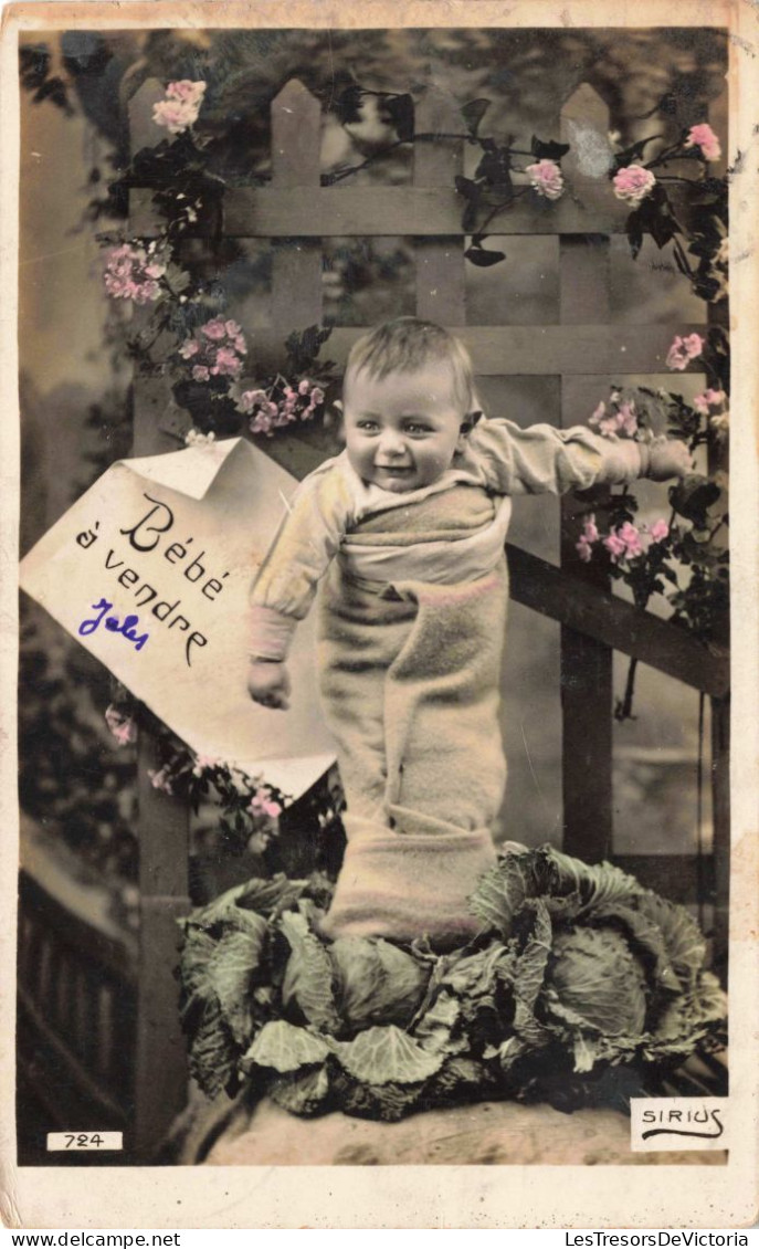 FANTAISIE - Bébé - Bébé à Vendre - Colorisé -  Carte Postale Ancienne - Baby's