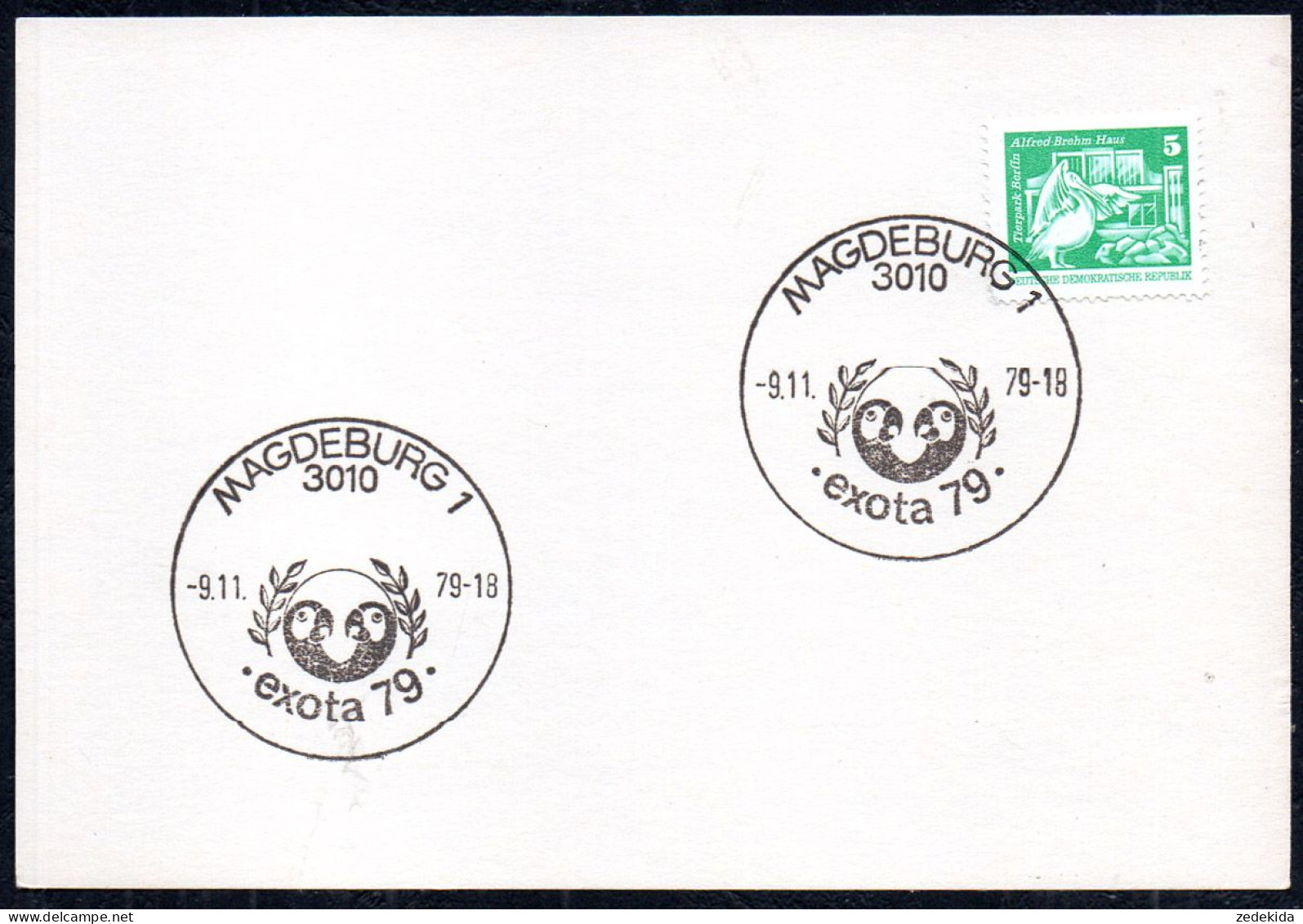 G4611 - Magdeburg - Sonderstempel - EXOTA - 1e Jour – FDC (feuillets)