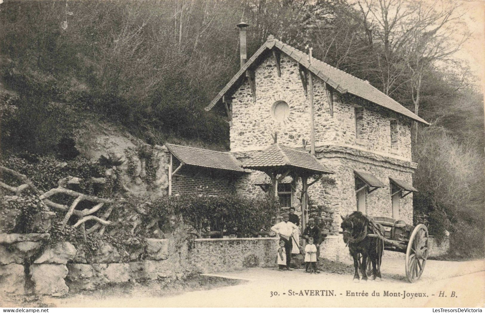 FRANCE - Saint-Avertin   - Entrée Du Mont-Joyeux  - Carte Postale Ancienne - Saint-Avertin