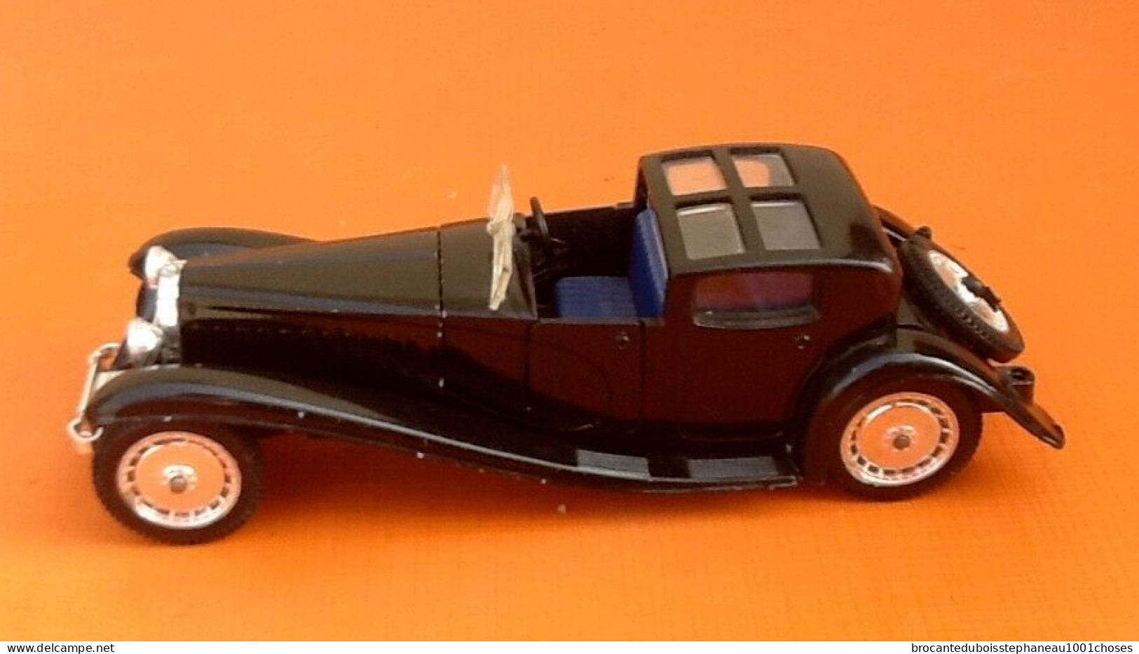 Voiture Miniature   Bugatti Royale Coupé De Ville (1928) Echelle : 1/43ème  (1983)  Solido - Solido