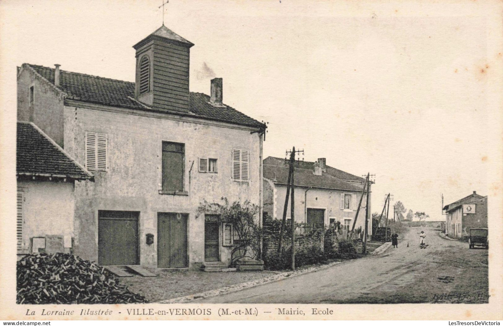 FRANCE - Meurthe Et Moselle - La Lorraine Illustrée - Ville En Vermois - Mairie - Ecole -  Carte Postale Ancienne - Nancy