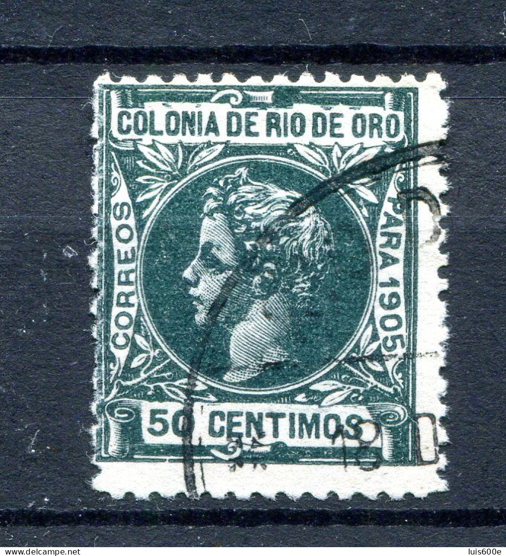 1905.RIO DE ORO.EDIFIL 9(o).USADO.CATALOGO 70€ - Rio De Oro