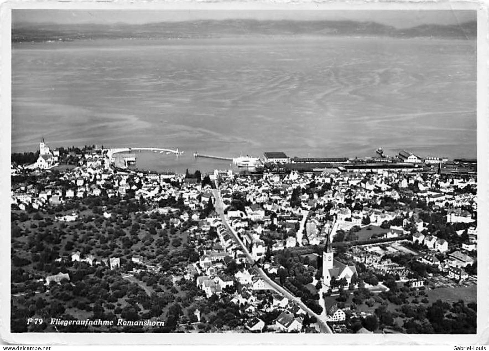 Fliegeraufnahme Romanshorn  (10x15cm) - Romanshorn