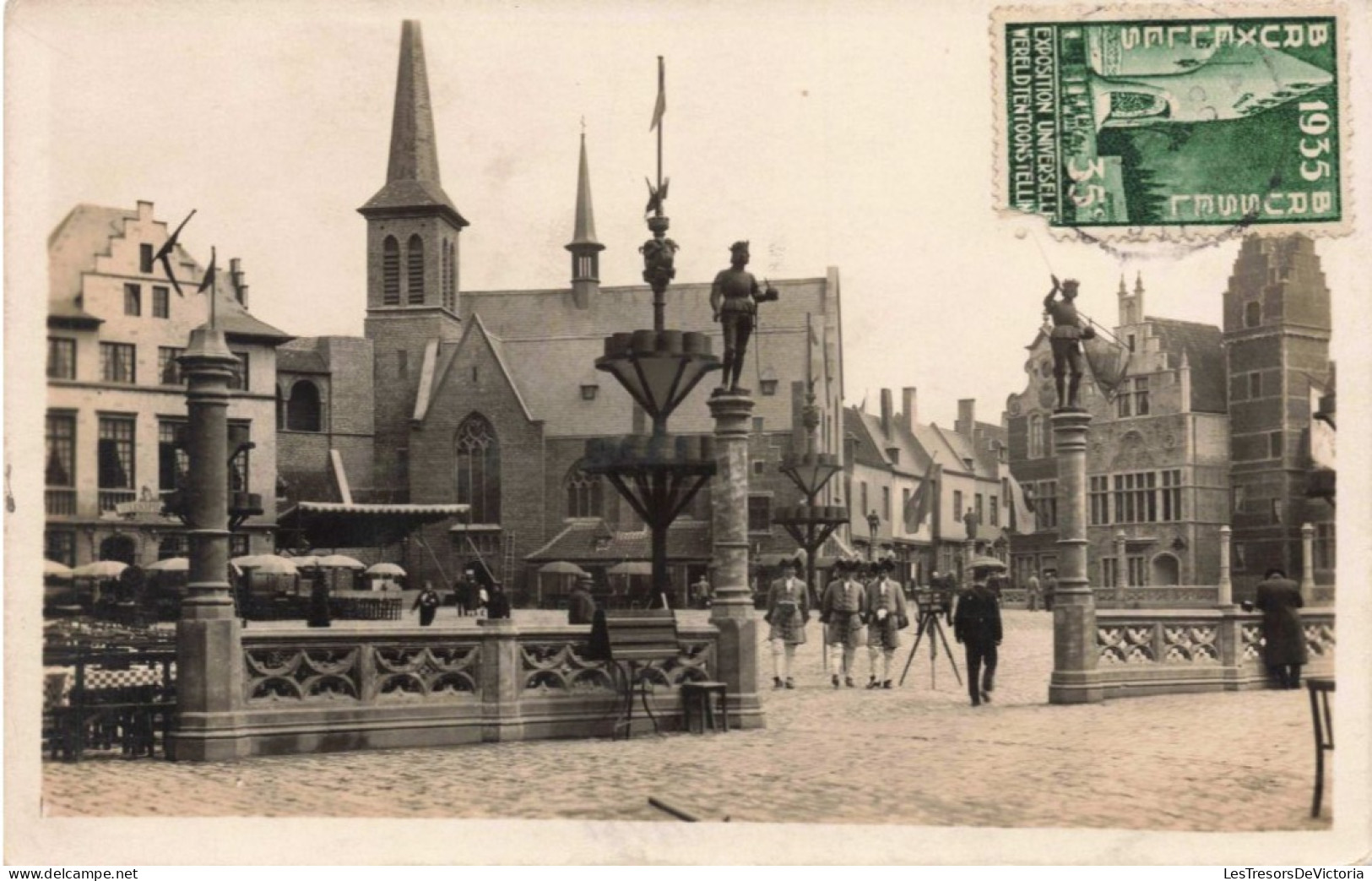 BELGIQUE - Bruxelles - Place Des Bailles - Eglise Saint Jacques De Compostolle - Carte Postale Ancienne - Monuments, édifices