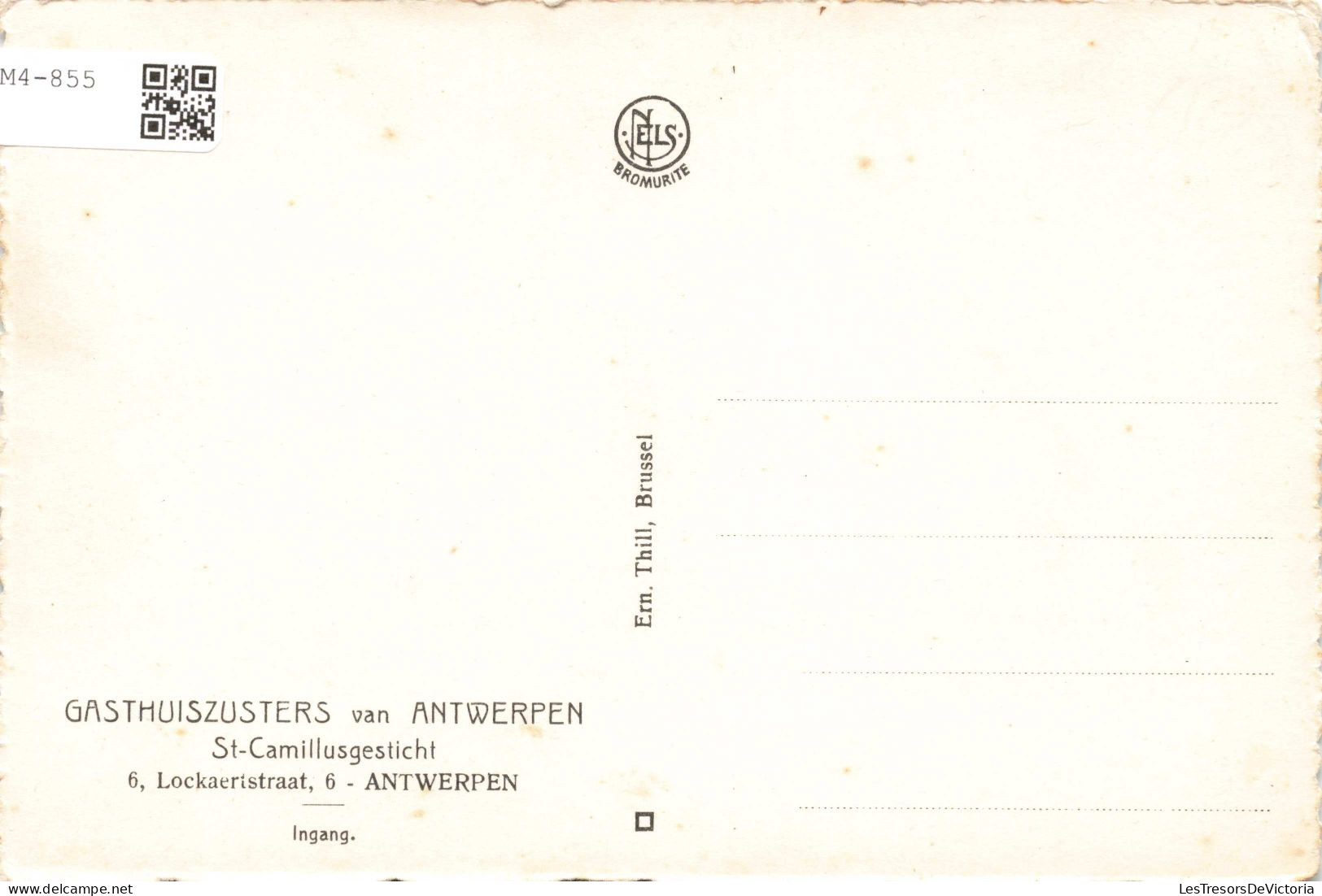BELGIQUE - Anvers - Gasthuiszusters Wan Antwerpen - St Camillusgesticht  -  Carte Postale Ancienne - Antwerpen