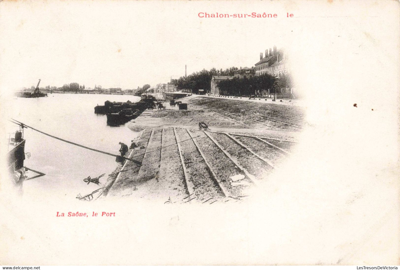 FRANCE - Saône Et Loire - Chalon Sur Saône - Le Port - Carte Postale Ancienne - Chalon Sur Saone