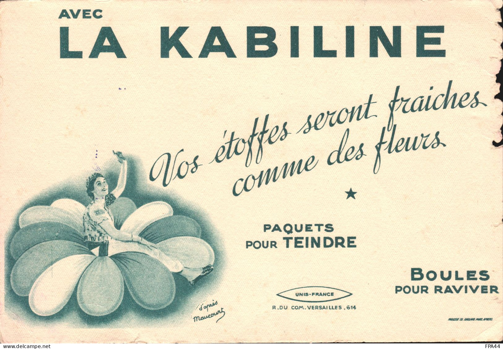 BUVARD LA KABILINE  Paquets Pour Teindre - L