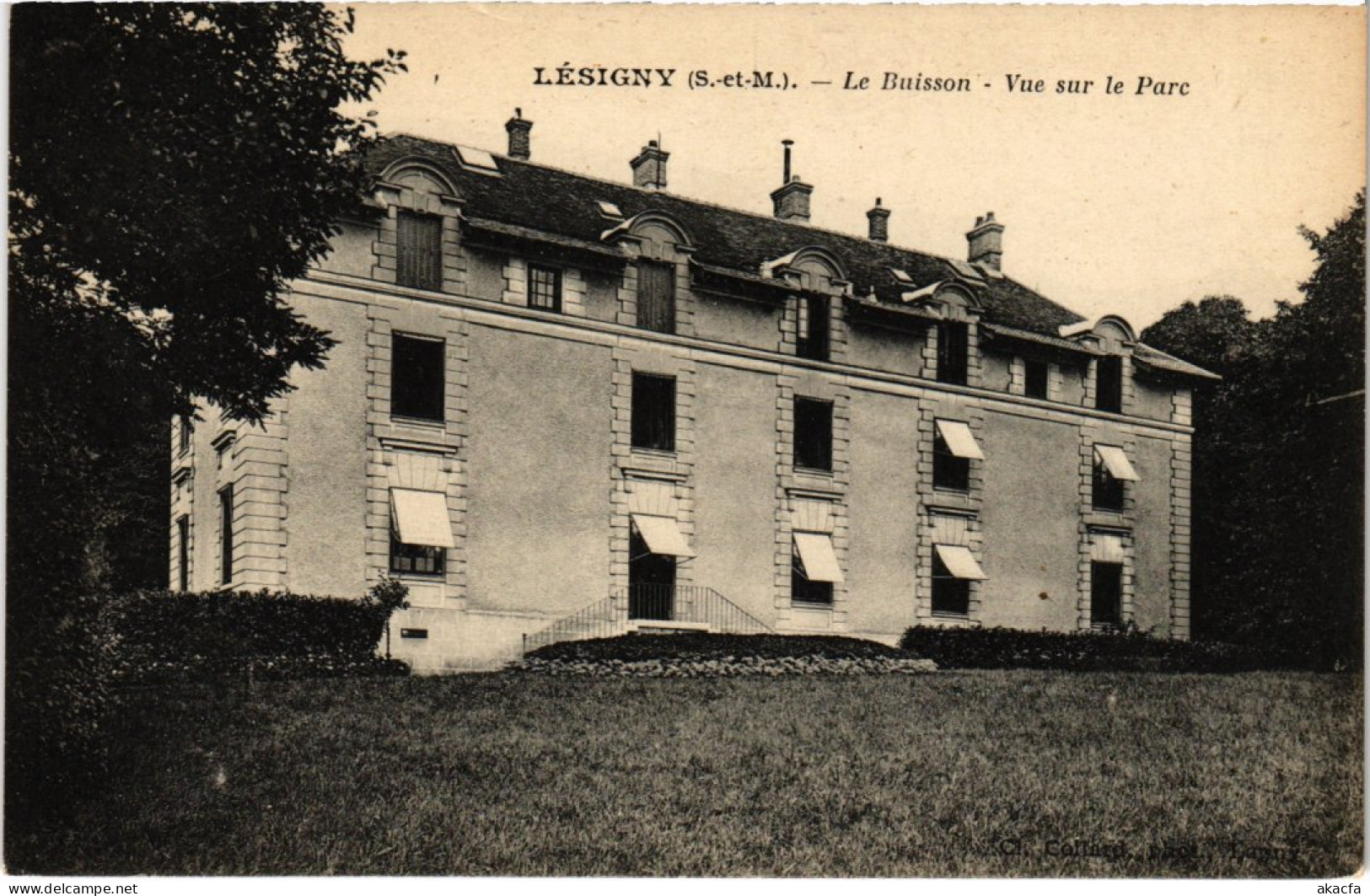 CPA LESIGNY Le Buisson - Vue Sur Le Parc (1350659) - Lesigny