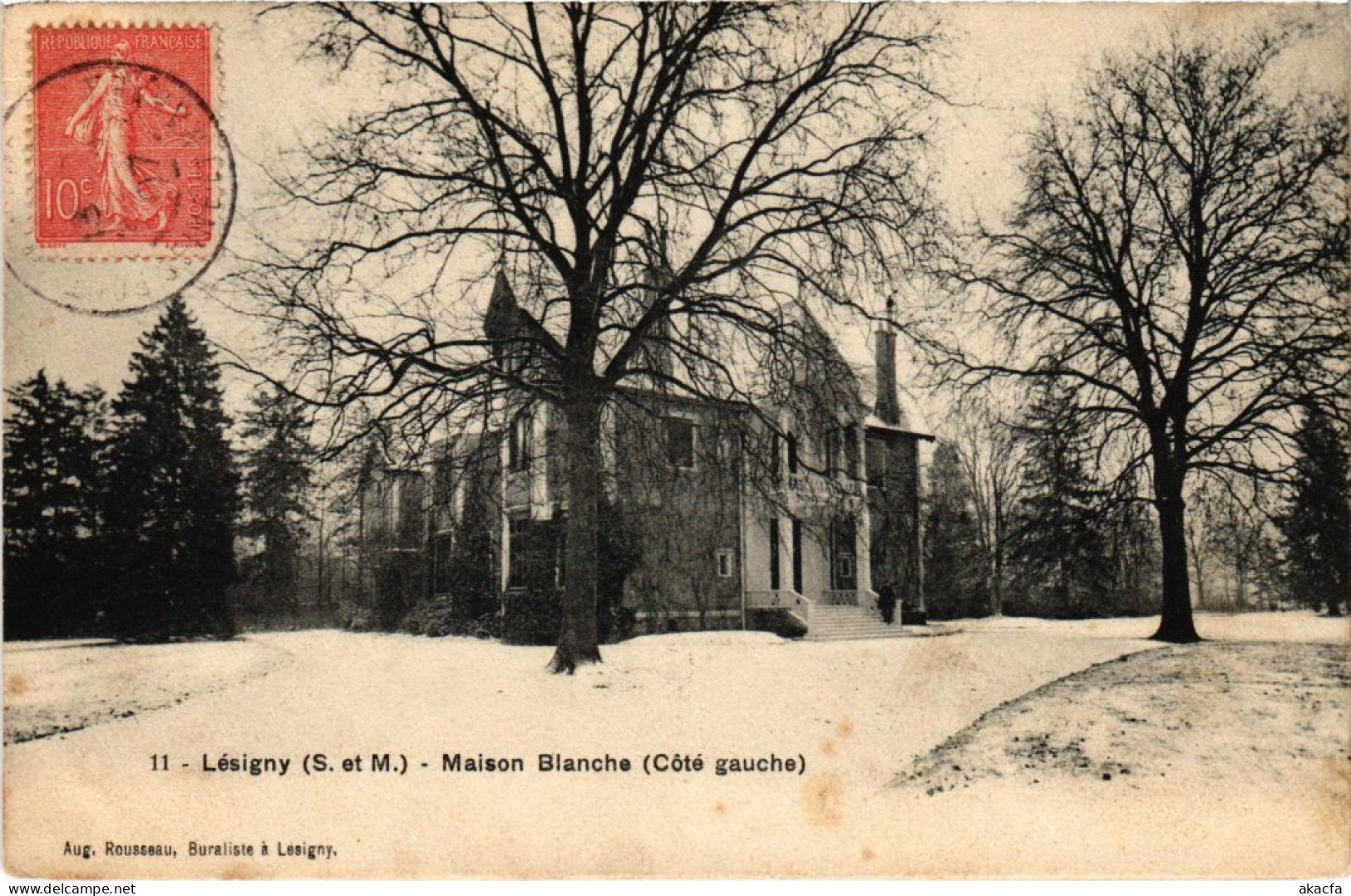 CPA LESIGNY Maison Blanche - Cote Gauche (1350662) - Lesigny