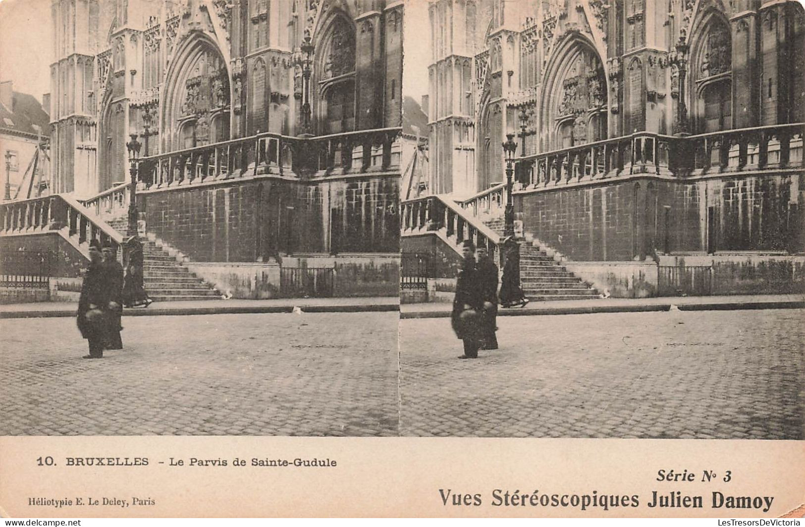 BELGIQUE - Bruxelles - Le Parvis De Sainte Gudule - Carte Postale Ancienne - Monuments, édifices