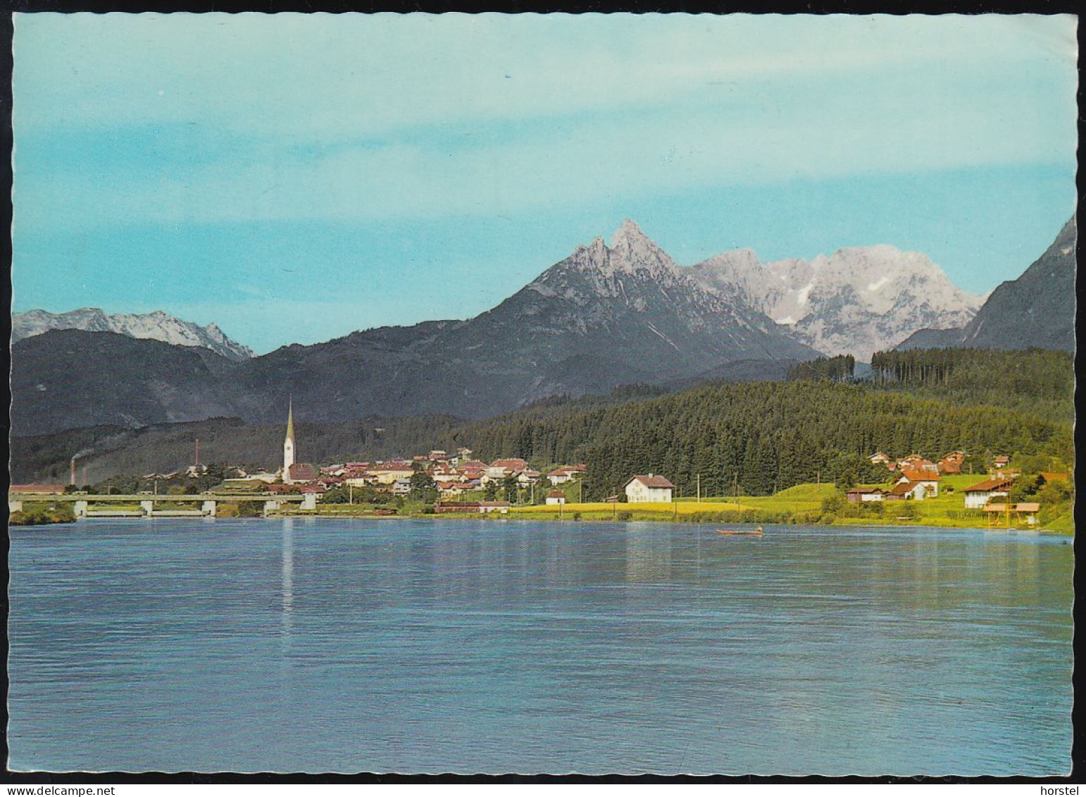 Austria - 6322 Kirchbichl - Alte Ortsansicht - Brücke -  Zahmen Und Wilden Kaiser - Nice Stamp - Wildschönau