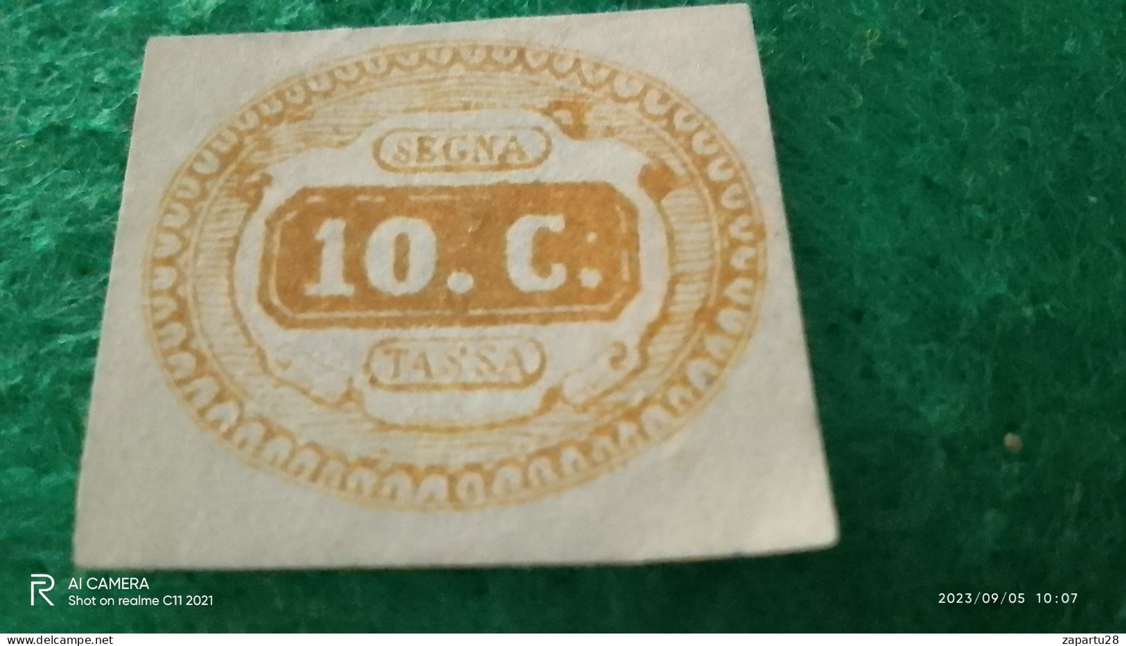 İTALYA-1850-1861        SERVİCE            UNUSED (OHNE GUMMİ)   NADİR - Romagne