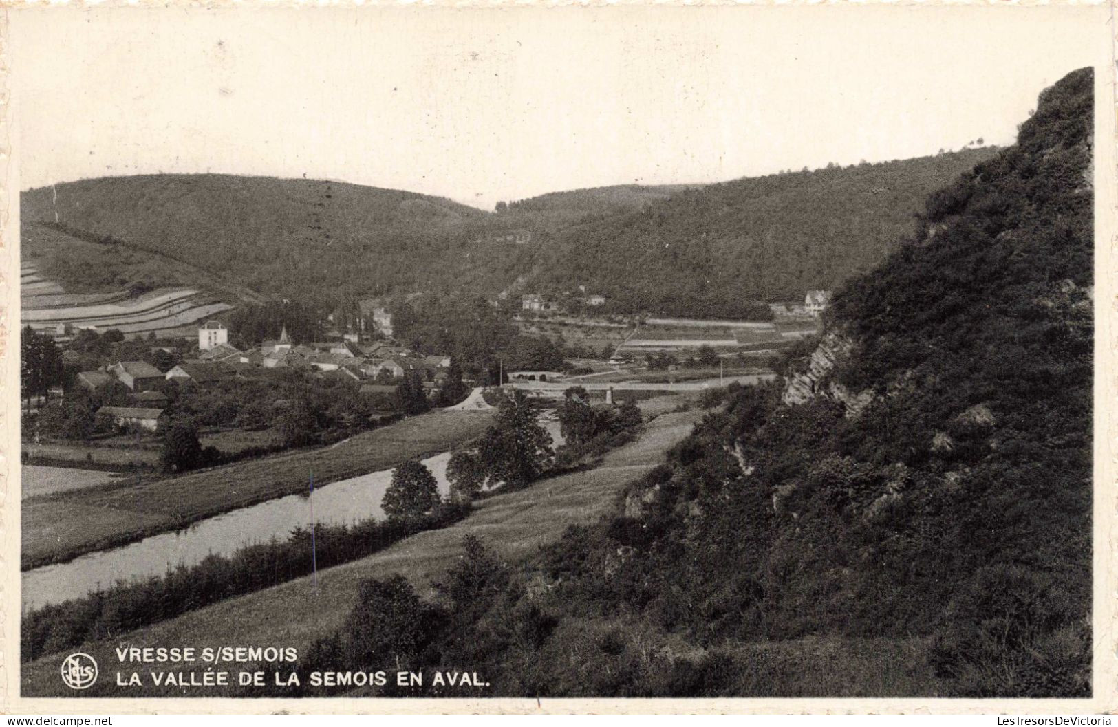 BELGIQUE - Vresse Sur Semois - La Vallée De La Semois En Aval -  Carte Postale Ancienne - Vresse-sur-Semois